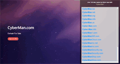 Desktop Screenshot of cyberman.com